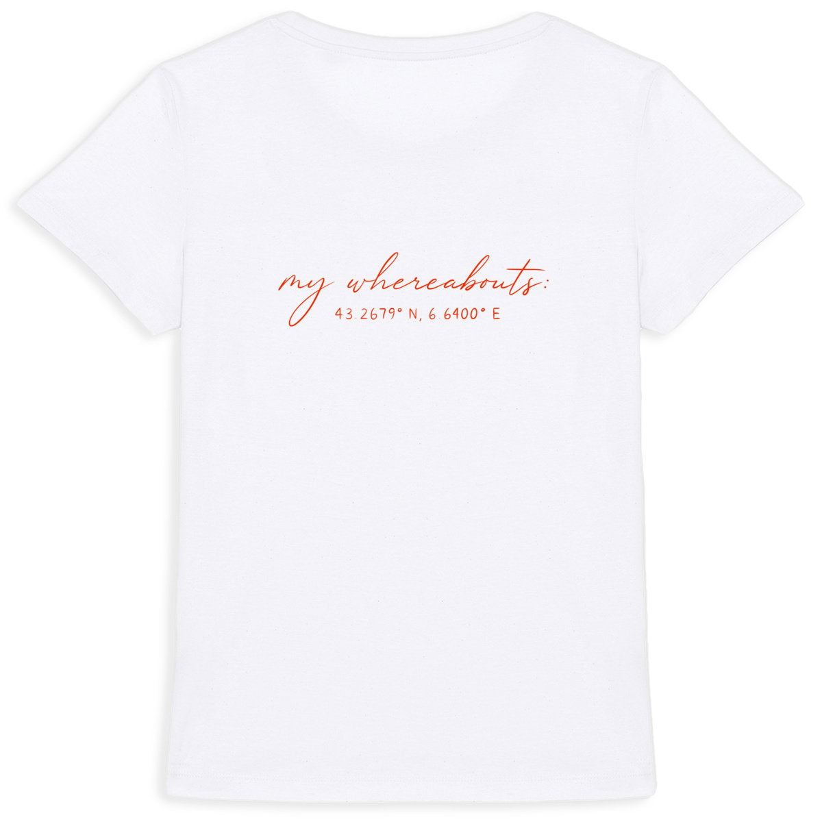 My whereabouts T-Shirt - back_0