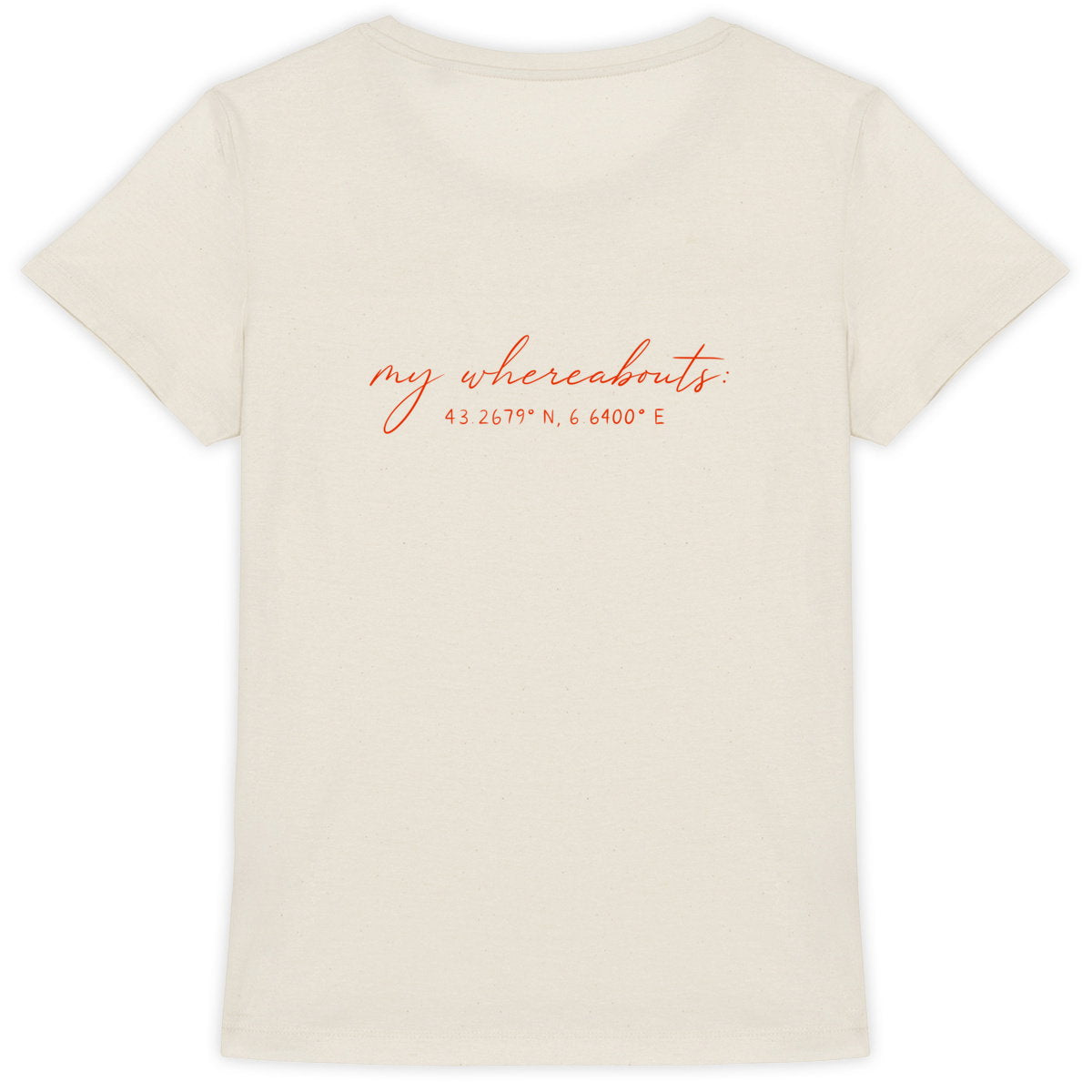 My whereabouts T-Shirt - back_1