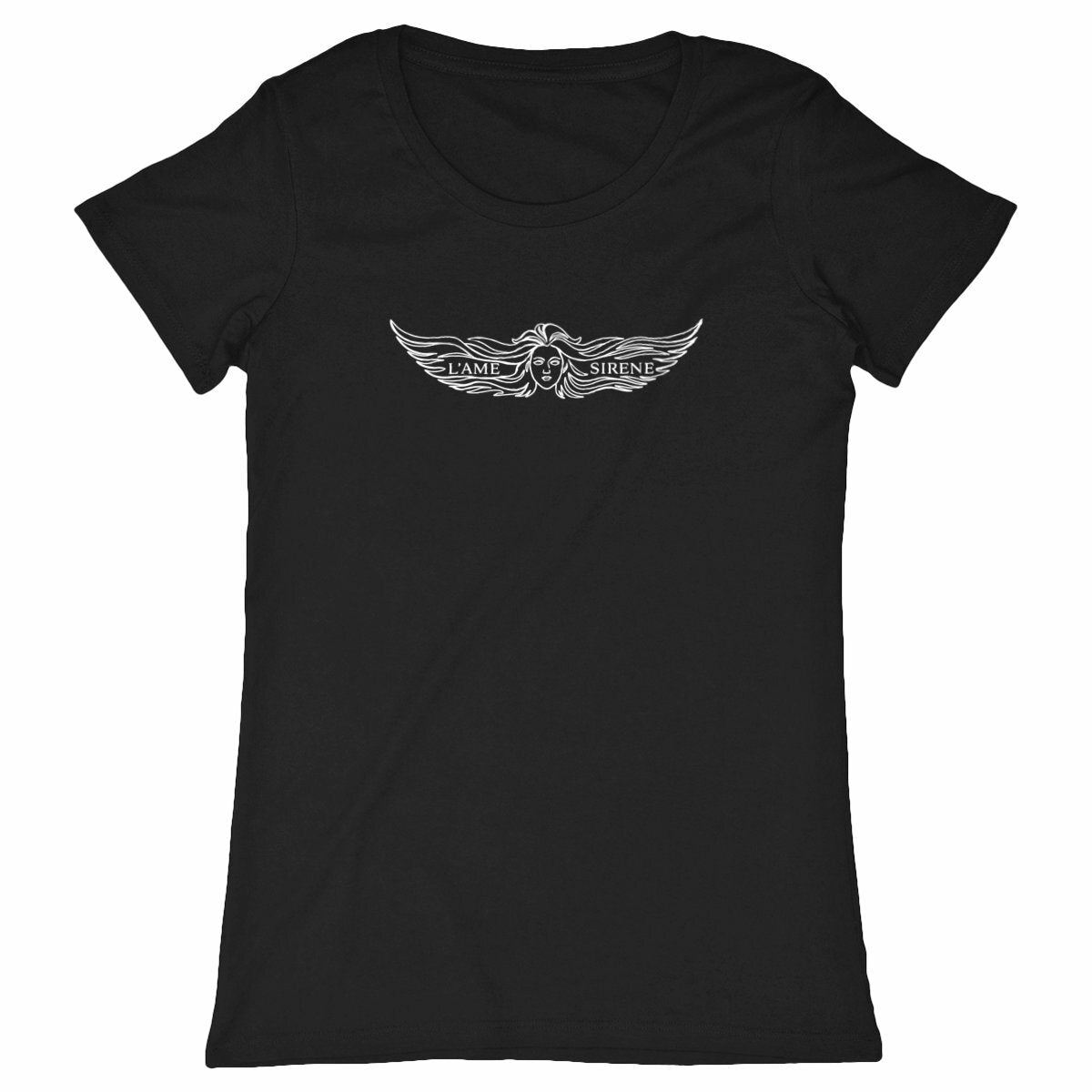 L'AME SIRENE T-Shirt - front_black